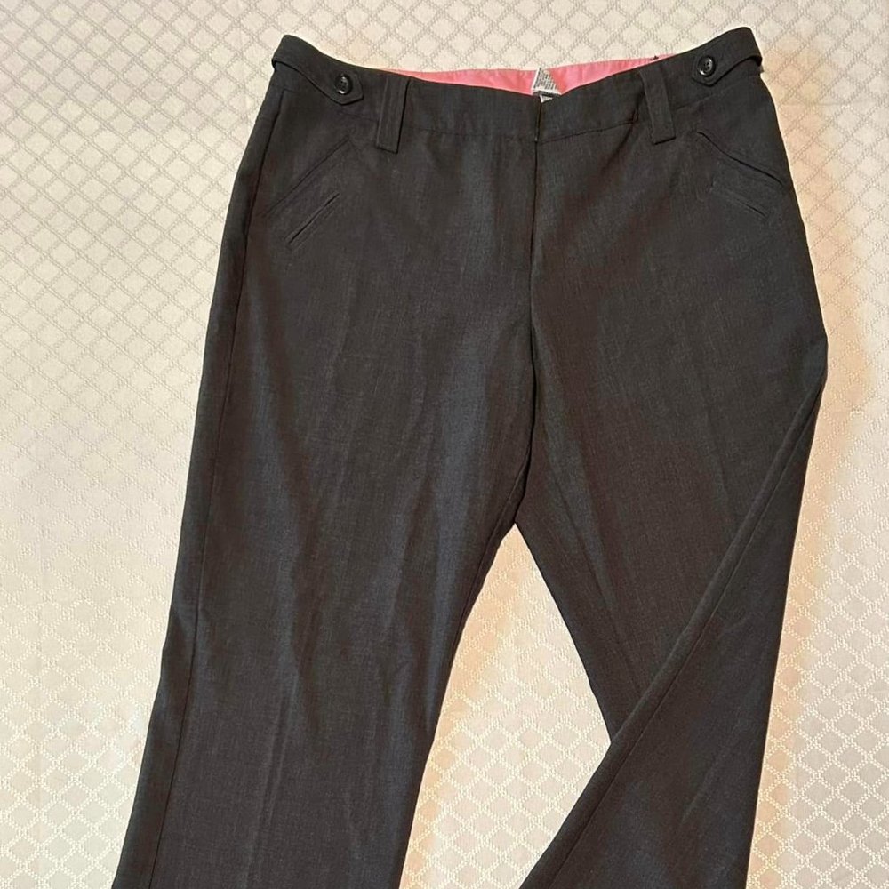 Size Juniors 13 Women's No Boundaries Stretch Dress Pants/ Slacks Wide Leg